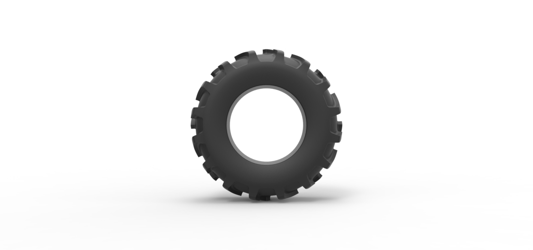 Tractor tire 26 Scale 1:25 3D Print 540274
