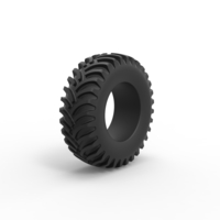 Tractor tire 27 Scale 1:25 - Thumbnail 2