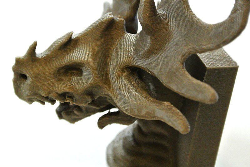Printed Forest Dragon Wall Mount Head By Julia Pinshape