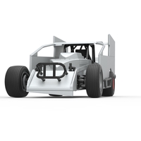 Northeast Outlaw Dirt Modified stock car Scale 1:25 - Thumbnail 2