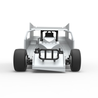 Northeast Outlaw Dirt Modified stock car Scale 1:25 - Thumbnail 3