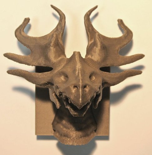 Forest Dragon Wall-Mount Head 3D Print 54037