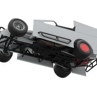 Northeast Outlaw Dirt Modified stock car Scale 1:25 - Thumbnail 7