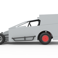 Northeast Outlaw Dirt Modified stock car Scale 1:25 - Thumbnail 9