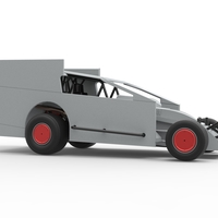 Northeast Outlaw Dirt Modified stock car Scale 1:25 - Thumbnail 22