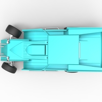 NE Outlaw Dirt Modified stock car while turning 1:25 - Thumbnail 11