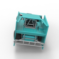 NE Outlaw Dirt Modified stock car while turning 1:25 - Thumbnail 17