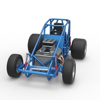 Sprint car Base Scale 1:25 - Thumbnail 5