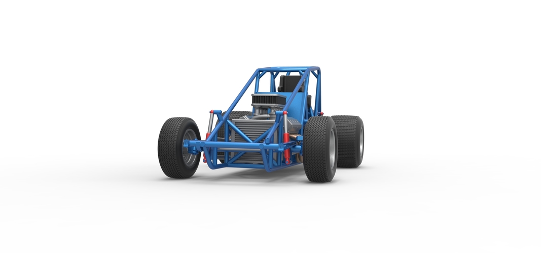 Sprint car Base Scale 1:25 3D Print 540476