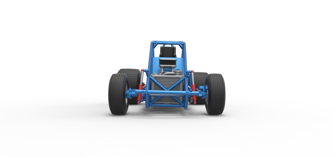 Sprint car Base Scale 1:25 3D Print 540477