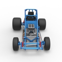 Sprint car Base Scale 1:25 - Thumbnail 8