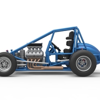 Sprint car Base Scale 1:25 - Thumbnail 9