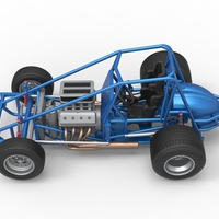 Sprint car Base Scale 1:25 - Thumbnail 10