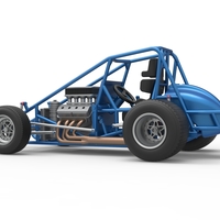 Sprint car Base Scale 1:25 - Thumbnail 13