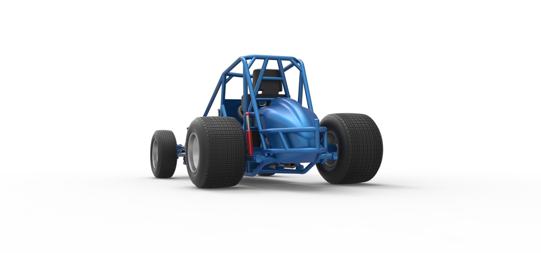 Sprint car Base Scale 1:25 3D Print 540485