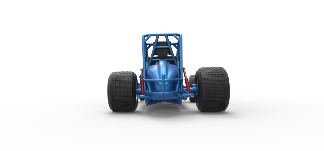 Sprint car Base Scale 1:25 3D Print 540486