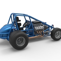 Sprint car Base Scale 1:25 - Thumbnail 20