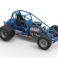 Sprint car Base Scale 1:25 - Thumbnail 21
