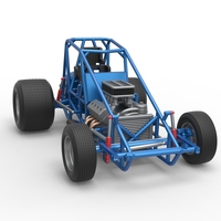 Sprint car Base Scale 1:25 - Thumbnail 22