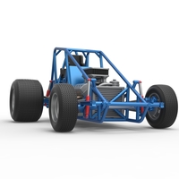 Sprint car Base Scale 1:25 - Thumbnail 23