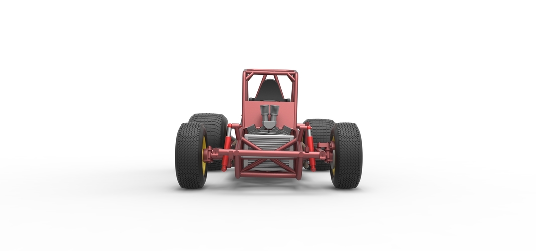 Vintage Sprint car Base Scale 1:25 3D Print 540502