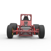 Vintage Sprint car Base Scale 1:25 - Thumbnail 7