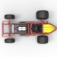 Vintage Sprint car Base Scale 1:25 - Thumbnail 11