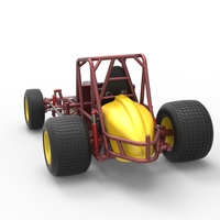 Vintage Sprint car Base Scale 1:25 - Thumbnail 14