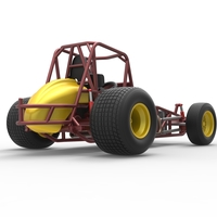 Vintage Sprint car Base Scale 1:25 - Thumbnail 18