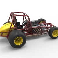 Vintage Sprint car Base Scale 1:25 - Thumbnail 19