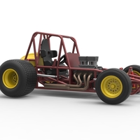 Vintage Sprint car Base Scale 1:25 - Thumbnail 21