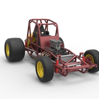 Vintage Sprint car Base Scale 1:25 - Thumbnail 22