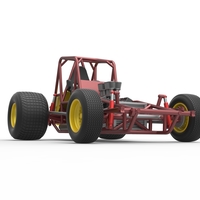 Vintage Sprint car Base Scale 1:25 - Thumbnail 23