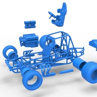 Vintage Sprint car Base Scale 1:25 - Thumbnail 24