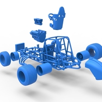 Vintage Sprint car Base Scale 1:25 - Thumbnail 25