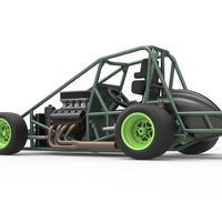 Pavement Sprint car Base 1:25 - Thumbnail 13