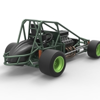 Pavement Sprint car Base 1:25 - Thumbnail 17