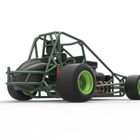 Pavement Sprint car Base 1:25 - Thumbnail 18