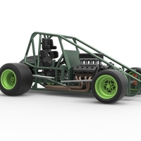 Pavement Sprint car Base 1:25 - Thumbnail 21