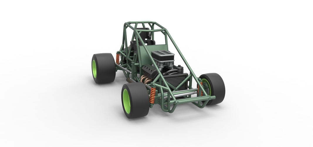 Pavement Sprint car Base 1:25 3D Print 540542