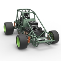 Pavement Sprint car Base 1:25 - Thumbnail 22