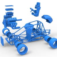 Pavement Sprint car Base 1:25 - Thumbnail 24