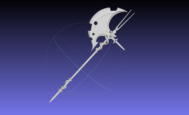 Gate Rory Mercury Axe Printable Assembly 