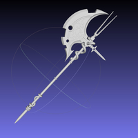 Small Gate Rory Mercury Axe Printable Assembly  3D Printing 540610