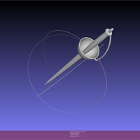 Esdeath Sword Printable Model - Thumbnail 4