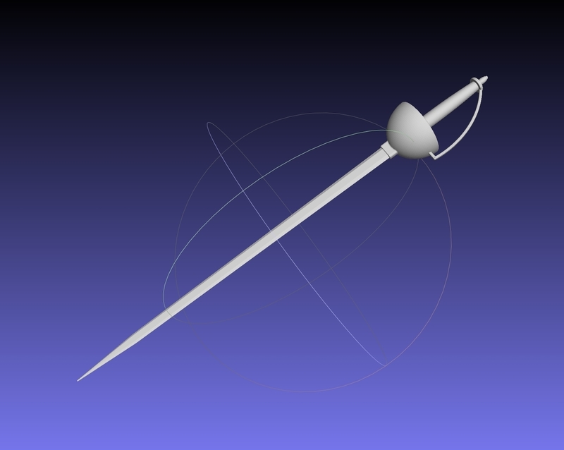 Esdeath Sword Printable Model