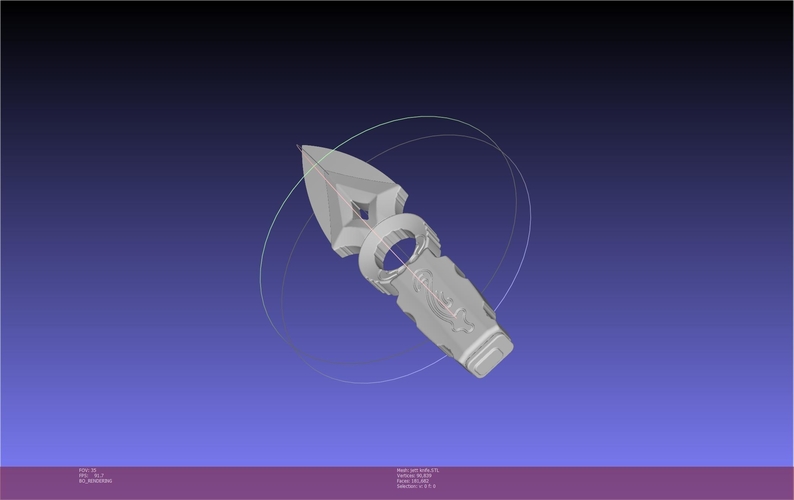 Valorant Jett Knife  3D Print 540642