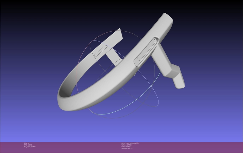 Overwatch Mercy Headgear Printable Model