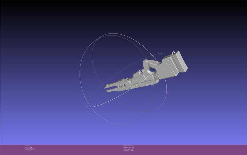 Murder Drones Uzi Railgun 3D Print 540663