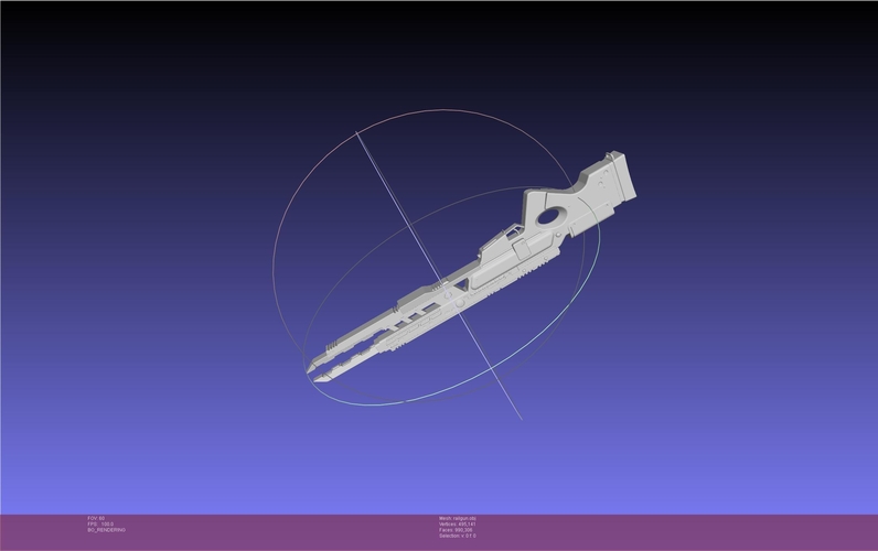 Murder Drones Uzi Railgun 3D Print 540664